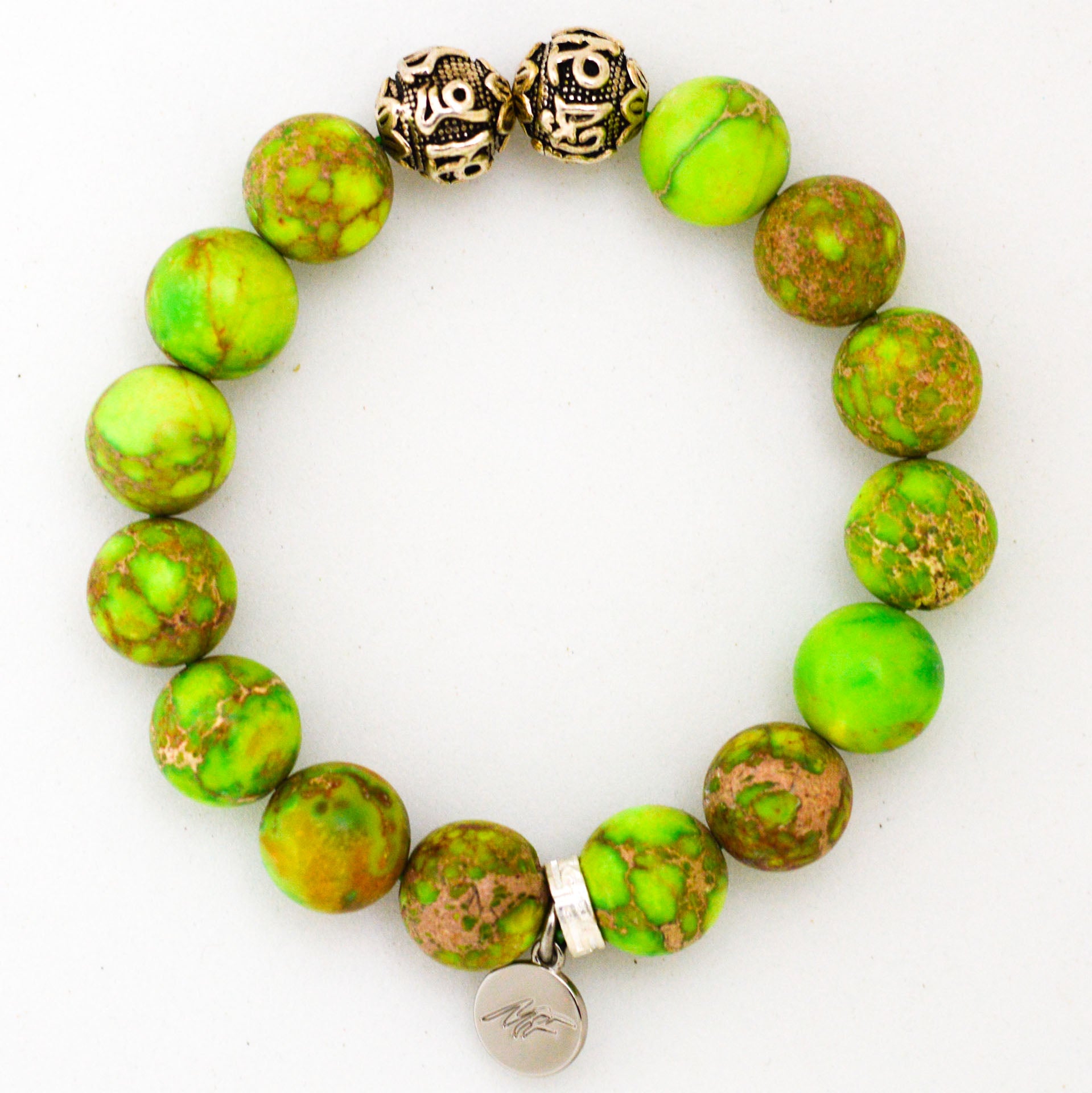 Green hot sale jasper bracelet