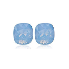 Load image into Gallery viewer, Blue Florentine Swarovski Crystal Silver Earrings
