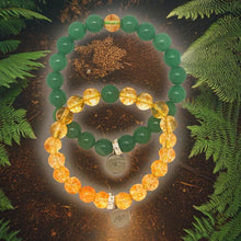 Load image into Gallery viewer, Green Aventurine &amp; Citrine Couple Bracelet
