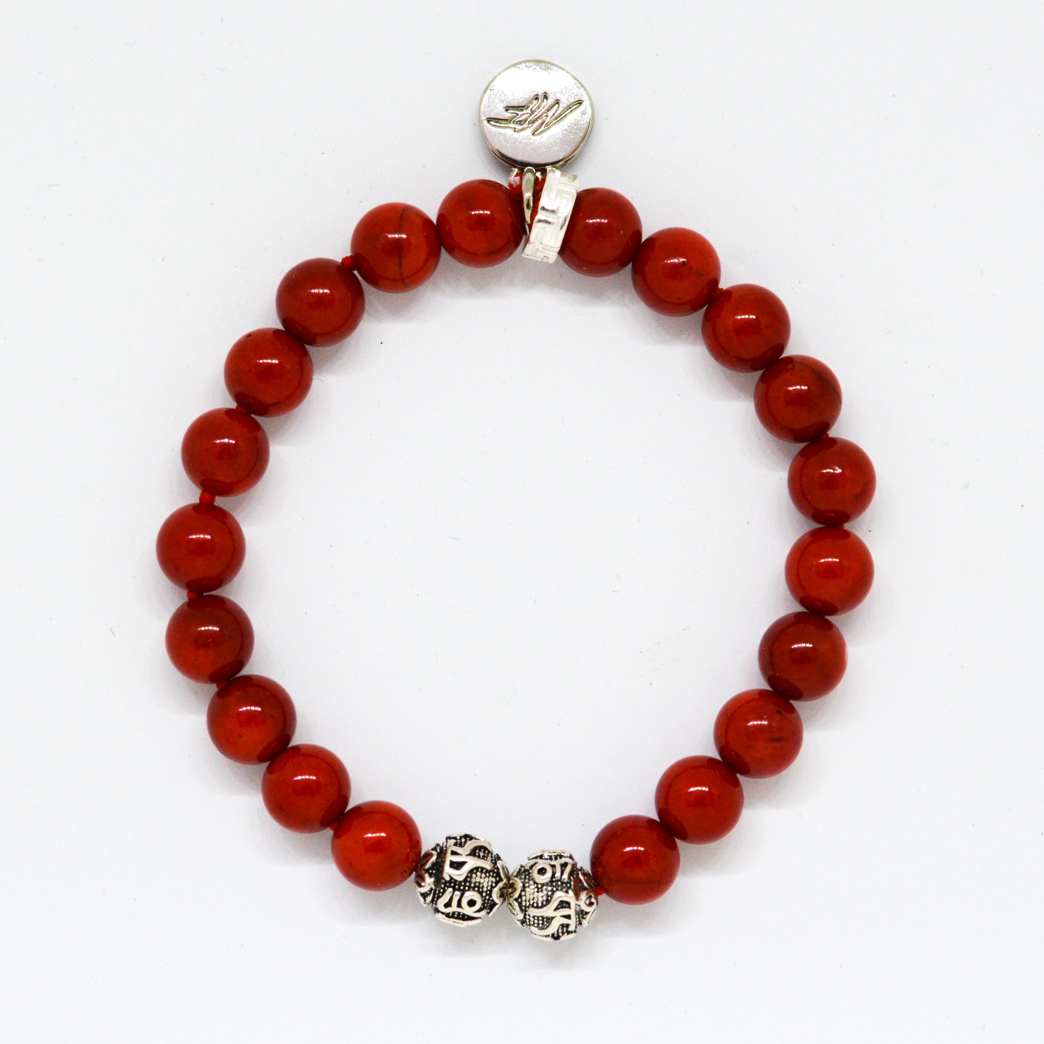 Glass / Lapis / Red Coral Beaded Bracelet (BDD-11-148) | Rananjay Exports